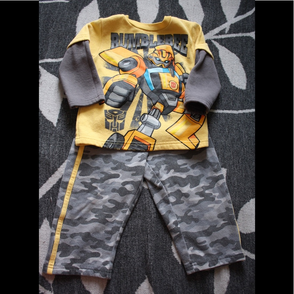 Transformers Bumblebee Camouflage Outfit (24M)